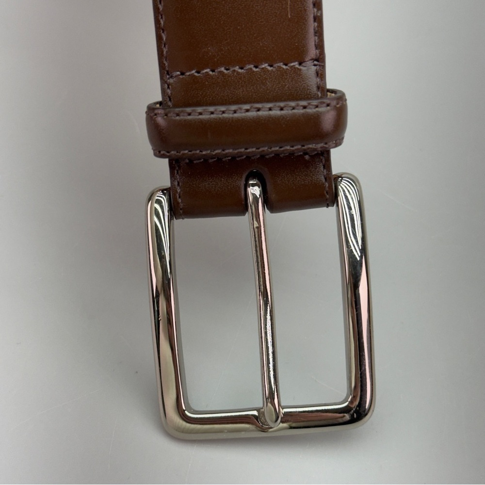 Coach Brown Calfskin Leather Belt - Picture 4 of 8